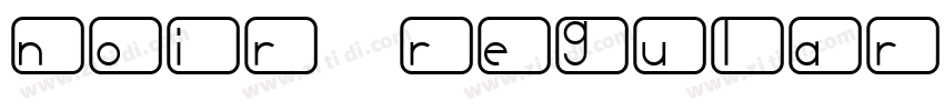 Noir Regular字体转换